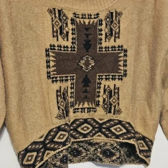 OBEY PROPAGANDA Cropped Mystic Spirit Sweater Size Small EUC - Picture 5 of 11